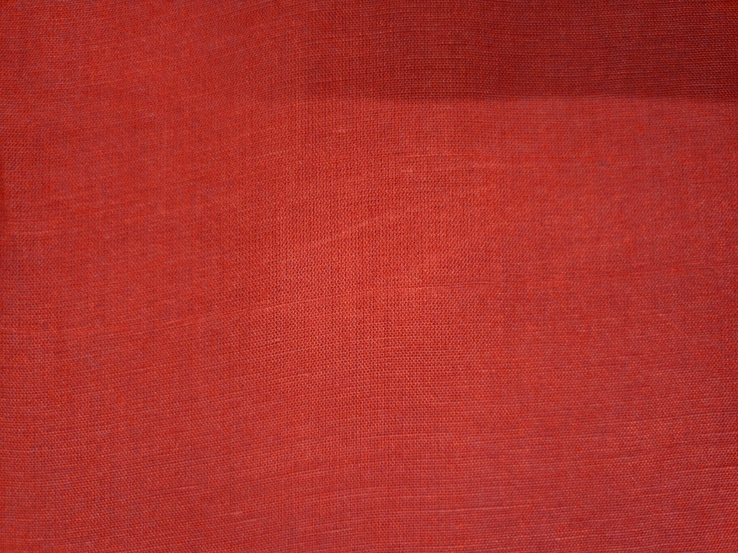 Dark Orange Cotton Linen Fabric – 57” Wide | Rich, Breathable & Textured | Natural Fiber Blend