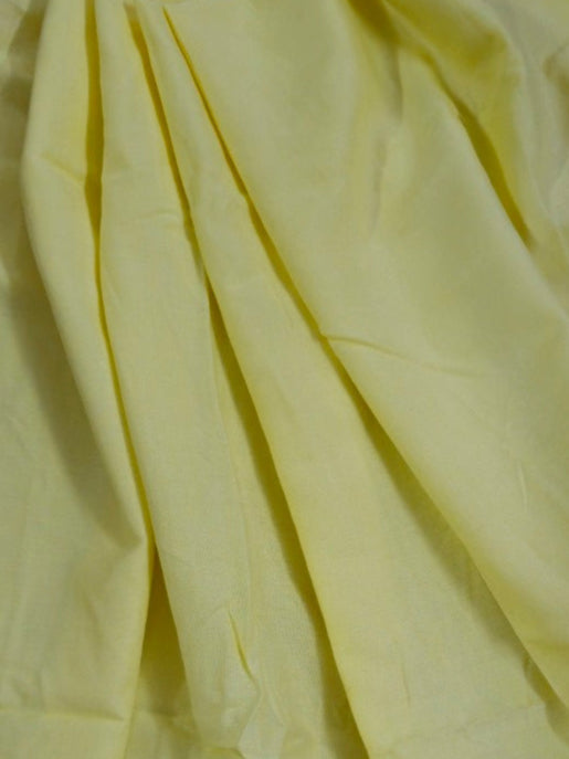 Lemon Yellow Cotton Linen Fabric – 54” Wide | Fresh, Breathable & Textured | Natural Fiber Blend