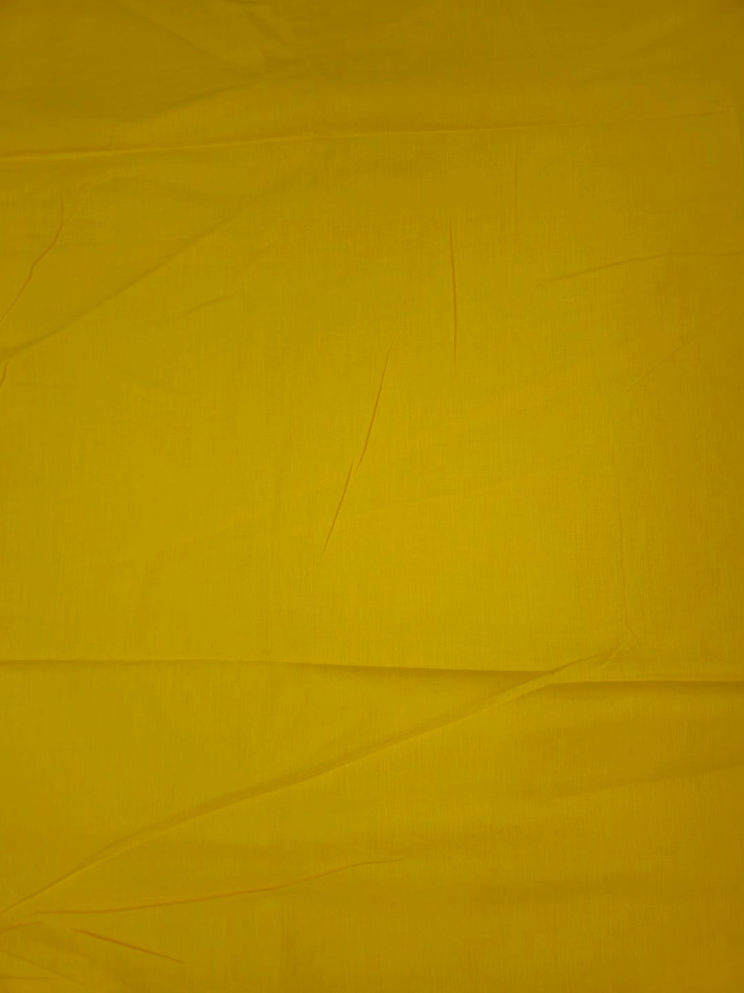 Yellow Cotton Cambric Fabric – 56” Wide | Lightweight, Soft & Smooth | 100% Cotton for Summer Wear