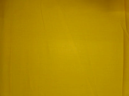 Yellow Cotton Cambric Fabric – 56” Wide | Lightweight, Soft & Smooth | 100% Cotton for Summer Wear
