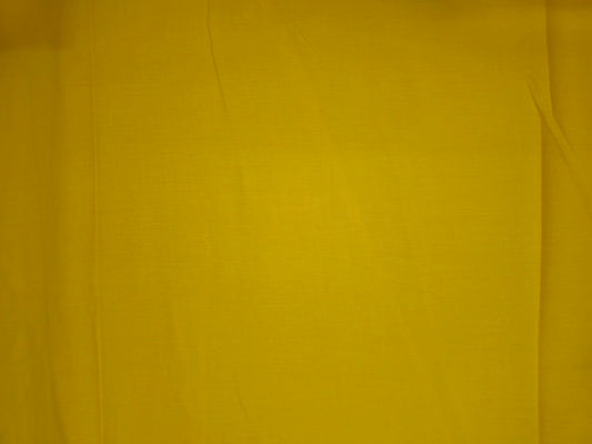 Yellow Cotton Cambric Fabric – 56” Wide | Lightweight, Soft & Smooth | 100% Cotton for Summer Wear
