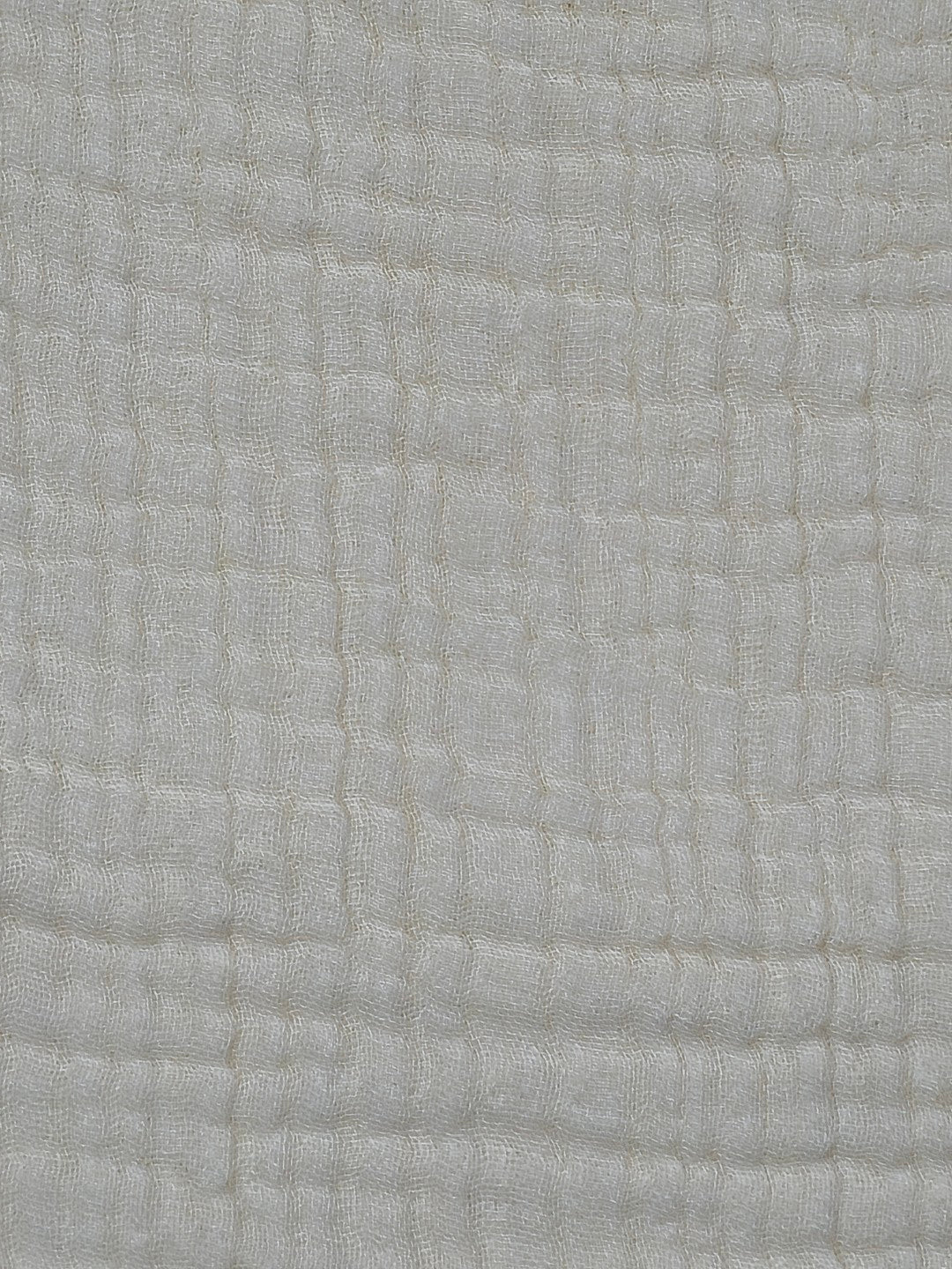 Natural Cream 4-Layer Cotton Muslin Fabric – 100% Cotton | Heavyweight Crinkle | 220 GSM | 52” Width