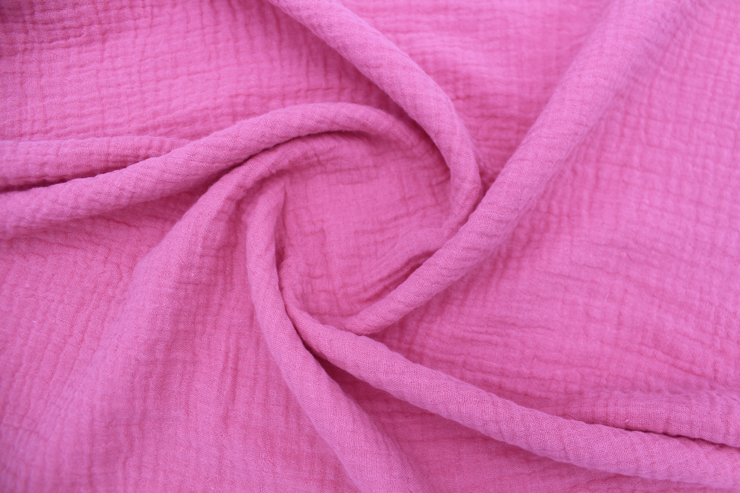 Old Rose Double Gauze Crinkle Fabric – 51" Wide | Soft, Breathable & Naturally Crinkled (130 GSM)