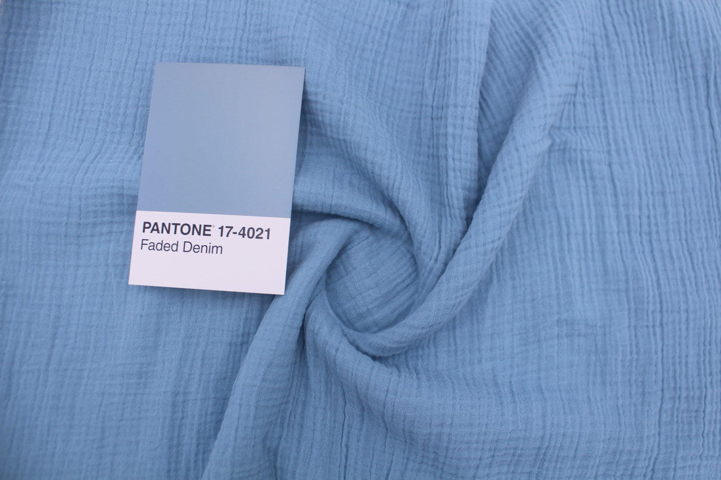 Double Gauze Muslin Crinkle Fabric – 50" Wide | 120 GSM, Ultra Soft, 20 Vibrant Colors Including RFD