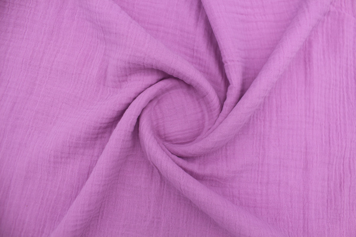 Rfd Color Double Gauze Muslin Crinkle Fabric – 50