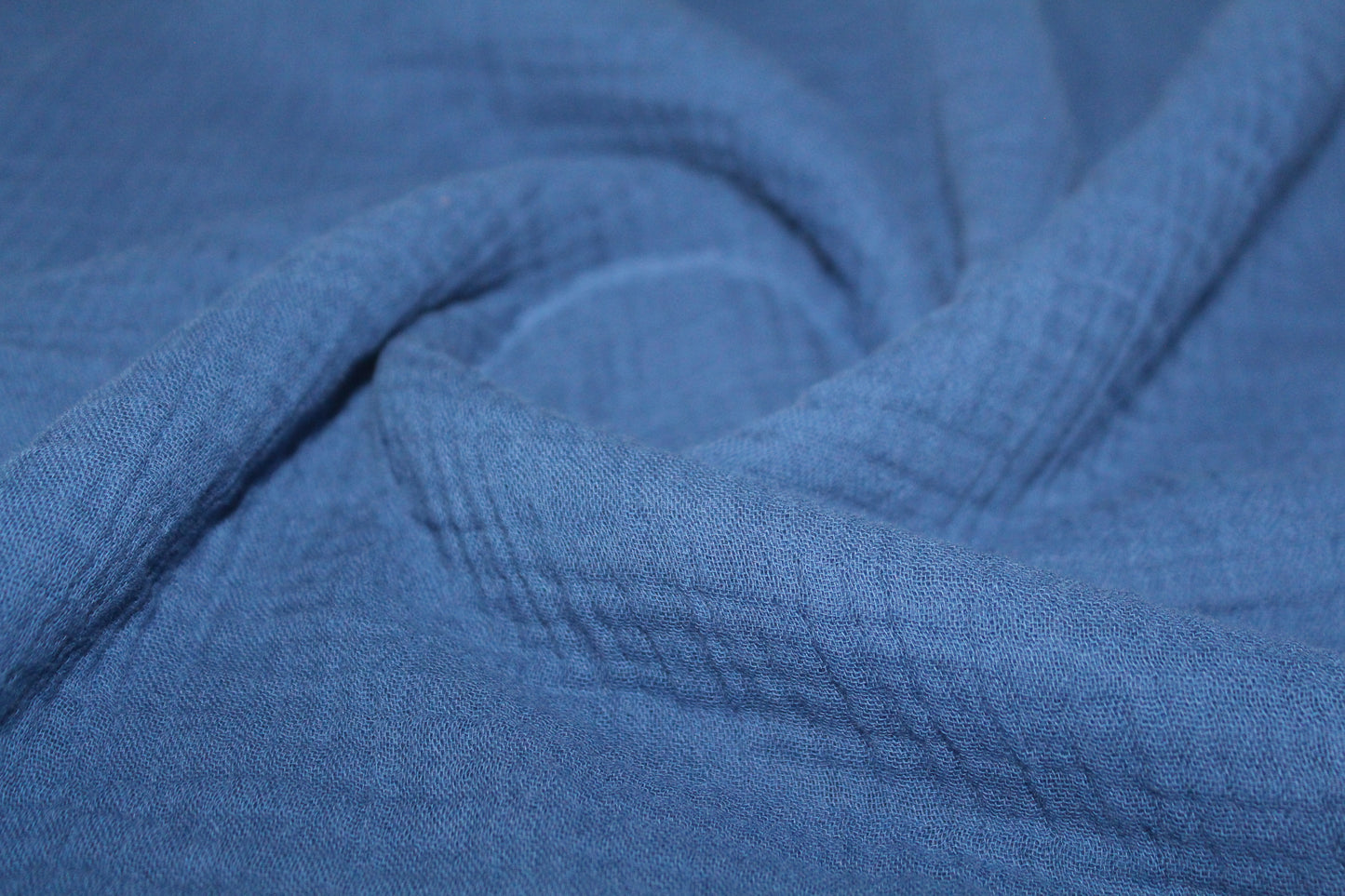 Double Gauze Muslin Crinkle Fabric – 50" Wide | 120 GSM, Ultra Soft, 20 Vibrant Colors Including RFD