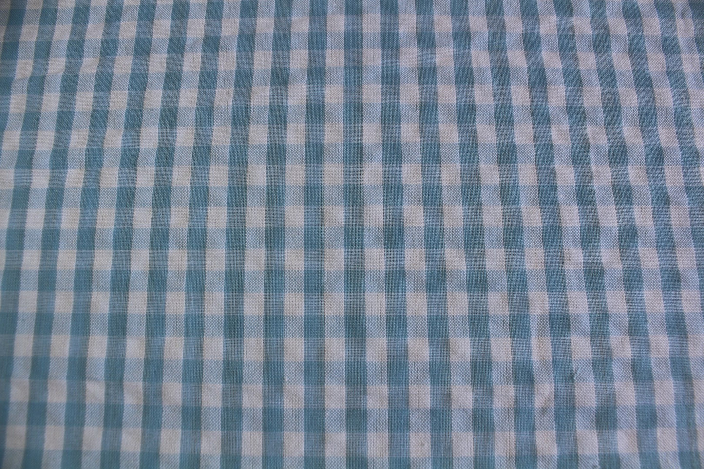 Sky Blue Gingham Cotton Seersucker – 58" Wide | Summer Clothing & Crafts