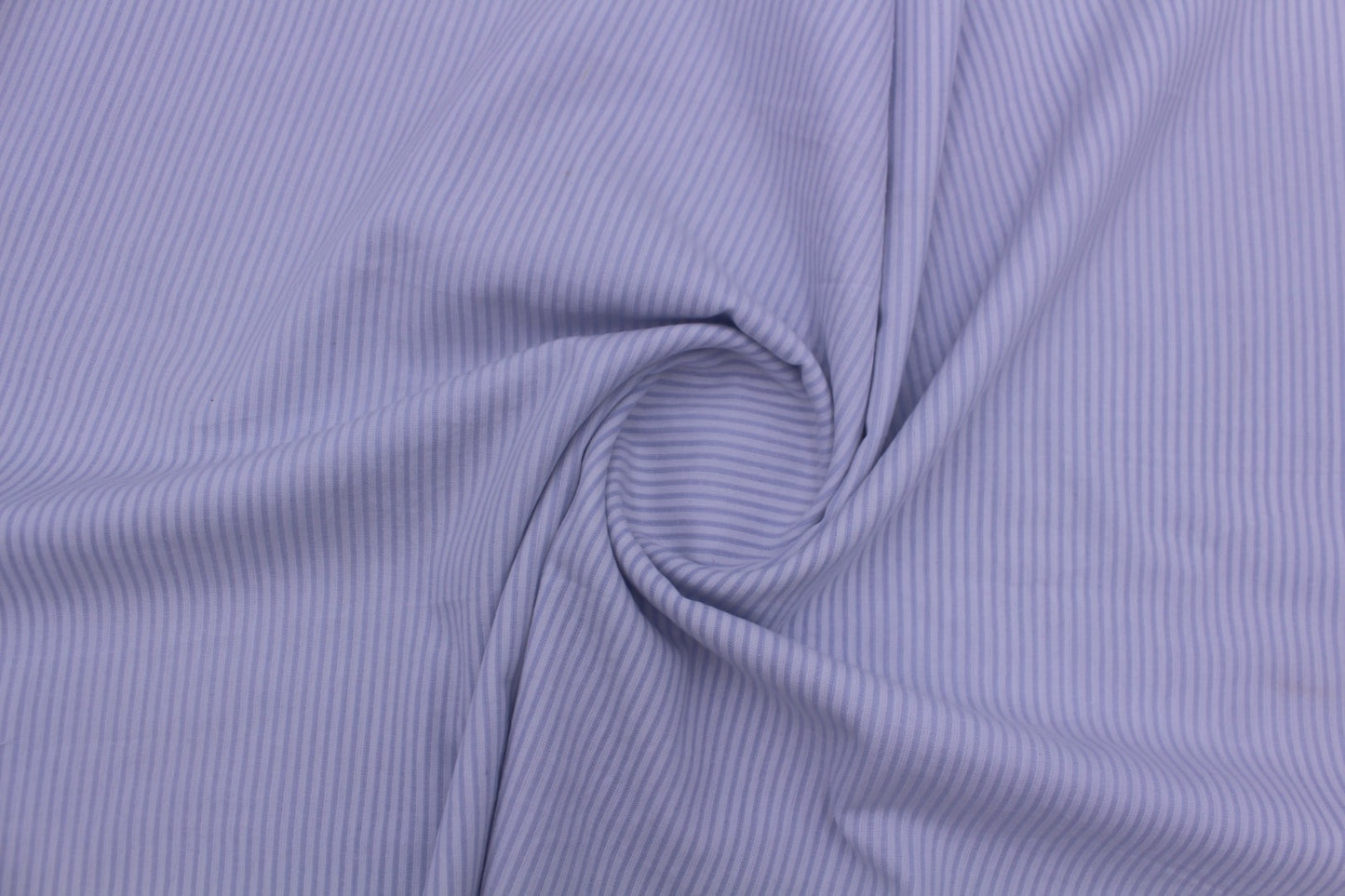 White & Sky Blue Thin Stripe Seersucker – 60" Wide | Cool, Crisp & Textured Summer Fabric