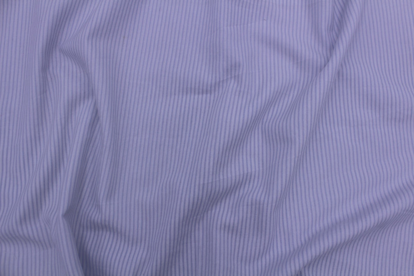 White & Sky Blue Thin Stripe Seersucker – 60" Wide | Cool, Crisp & Textured Summer Fabric