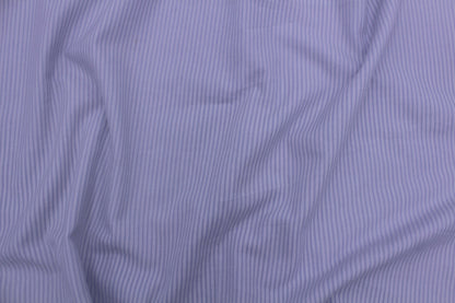 White & Sky Blue Thin Stripe Seersucker – 60" Wide | Cool, Crisp & Textured Summer Fabric