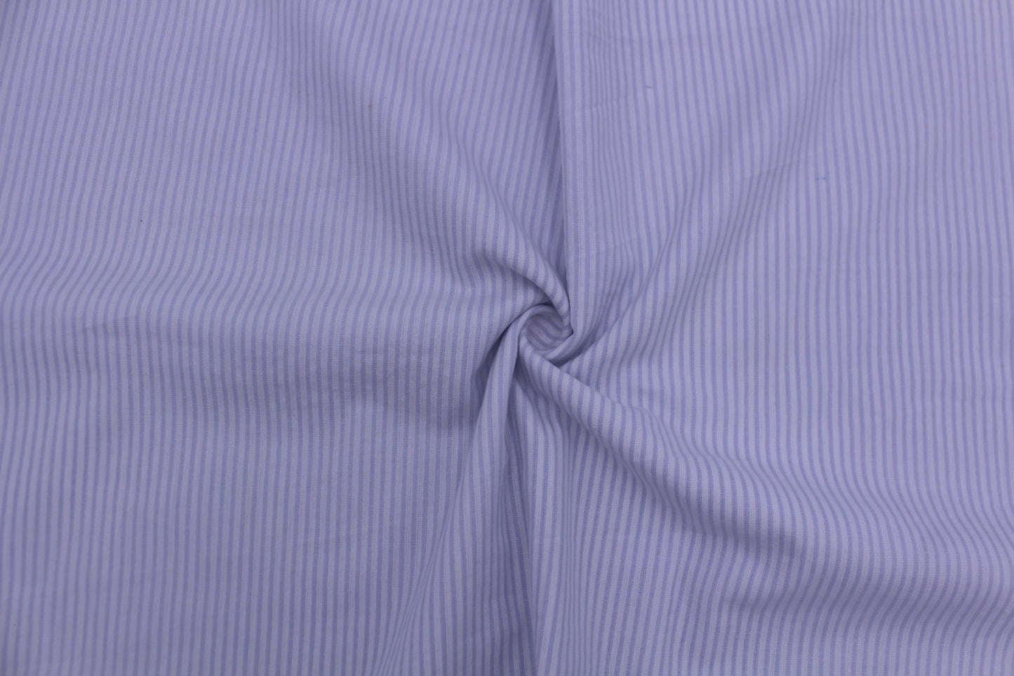 White & Sky Blue Thin Stripe Seersucker – 60" Wide | Cool, Crisp & Textured Summer Fabric